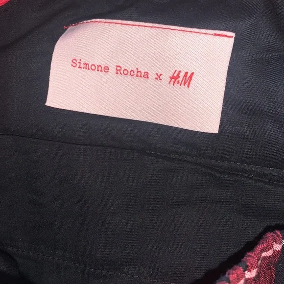 Simone Rocha x H&M Red Plaid Pants (Size Medium) - Picture 8 of 8